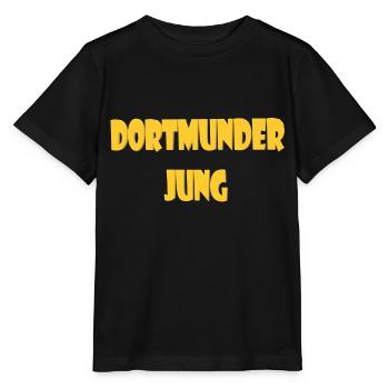 Dortmunder Jung - Stanley/Stella Kinder T-Shirt MINI CREATOR  - Schwarz - Vorne - Mikhail (115cm)