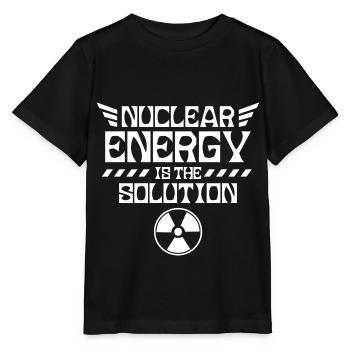 L’énergie nucléaire est la solution nucléaire nucléaire - T-shirt bio MINI CREATOR Stanley/Stella Enfant - noir - Devant - Mikhail (115cm)
