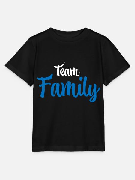 Team family - Stanley/Stella Kinder T-Shirt MINI CREATOR - Schwarz