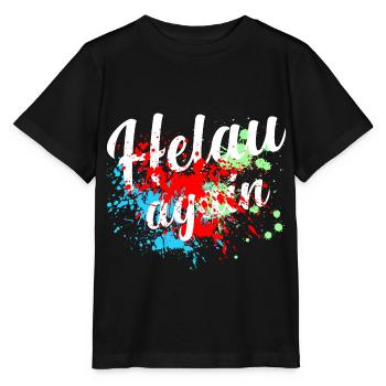 Helau Fasching, Fastnacht - Stanley/Stella Kinder T-Shirt MINI CREATOR  - Schwarz - Vorne - Mikhail (115cm)