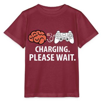 Chargement S’il vous plaît attendre - T-shirt bio MINI CREATOR Stanley/Stella Enfant - bordeaux - Devant - Kain (125cm)