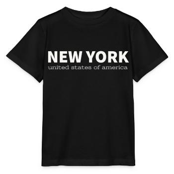 NEW YORK - T-shirt bio MINI CREATOR Stanley/Stella Enfant - noir - Devant - Mikhail (115cm)