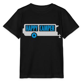 Happy Camper Excursion Camping-car - T-shirt bio MINI CREATOR Stanley/Stella Enfant - noir - Devant - Mikhail (115cm)