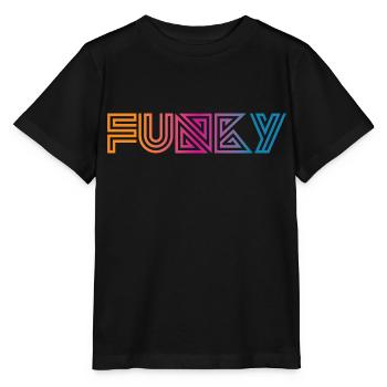 Funky Vintage - Stanley/Stella Kinder T-Shirt MINI CREATOR  - Schwarz - Vorne - Mikhail (115cm)