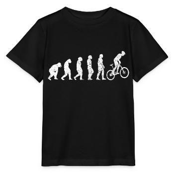 bicycle cycling bicycle tour cycling mountain bike - Stanley/Stella MINI CREATOR Kids’ T-Shirt - black - Front - Mikhail (115cm)