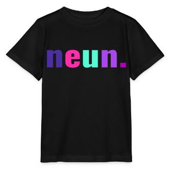 9. Geburtstag neun 9 Jahre - Stanley/Stella Kinder T-Shirt MINI CREATOR  - Schwarz - Vorne - Mikhail (115cm)