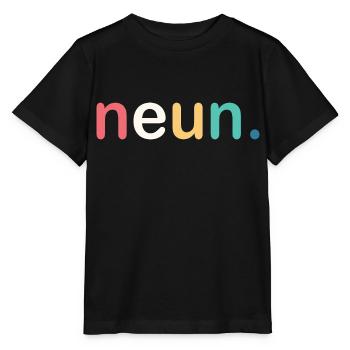 Cadeau 9e anniversaire Nine - T-shirt bio MINI CREATOR Stanley/Stella Enfant - noir - Devant - Mikhail (115cm)