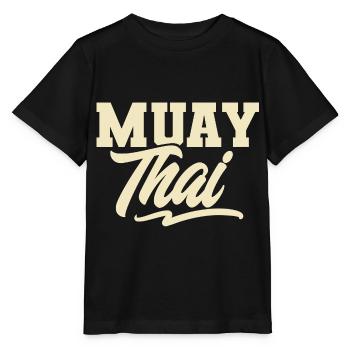 Muay Thai - Stanley/Stella MINI CREATOR Kids’ T-Shirt - black - Front - Mikhail (115cm)