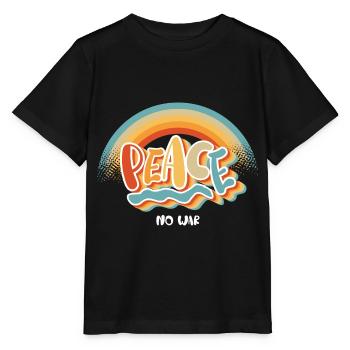 Peace - Stanley/Stella Kinder T-Shirt MINI CREATOR  - Schwarz - Vorne - Mikhail (115cm)