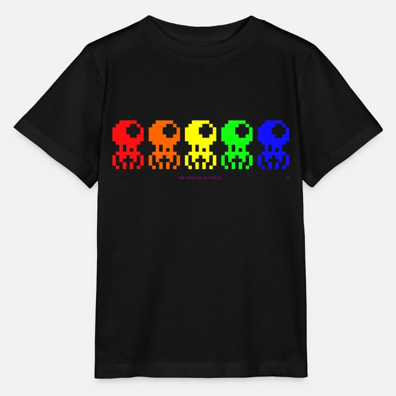 Spoulpe Invaders - T-shirt bio MINI CREATOR Stanley/Stella Enfant - noir
