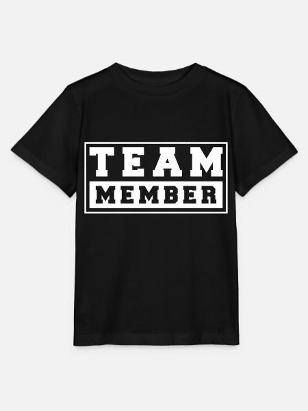 team stempel - Stanley/Stella Kinder T-Shirt MINI CREATOR - Schwarz