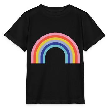 rainbow - Stanley/Stella MINI CREATOR Kids’ T-Shirt - black - Front - Mikhail (115cm)