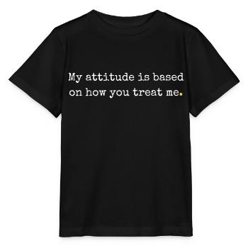 Action réaction - T-shirt bio MINI CREATOR Stanley/Stella Enfant - noir - Devant - Mikhail (115cm)