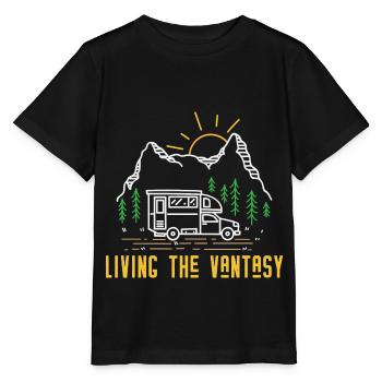 Camping Life - Camper Camper In Camper Camper - Stanley/Stella MINI CREATOR Kids’ T-Shirt - black - Front - Mikhail (115cm)