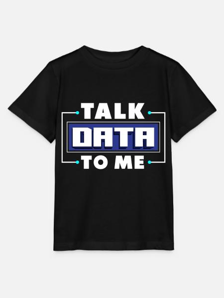 Daten-Analytik Daten-Engineering Sprechen Sie mit - Stanley/Stella Kinder T-Shirt MINI CREATOR  - Schwarz