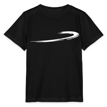 geschwungener Schweif | Vector-Graphic - Stanley/Stella Kinder T-Shirt MINI CREATOR  - Schwarz - Vorne - Mikhail (115cm)