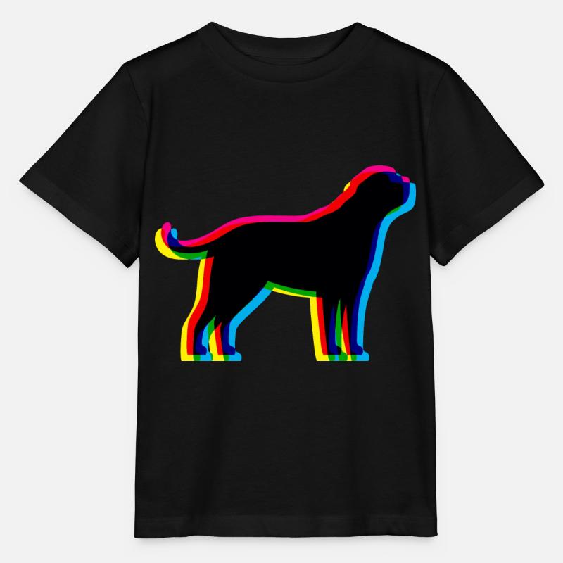 CMYK Bernhardiner - Stanley/Stella Kinder T-Shirt MINI CREATOR  - Schwarz