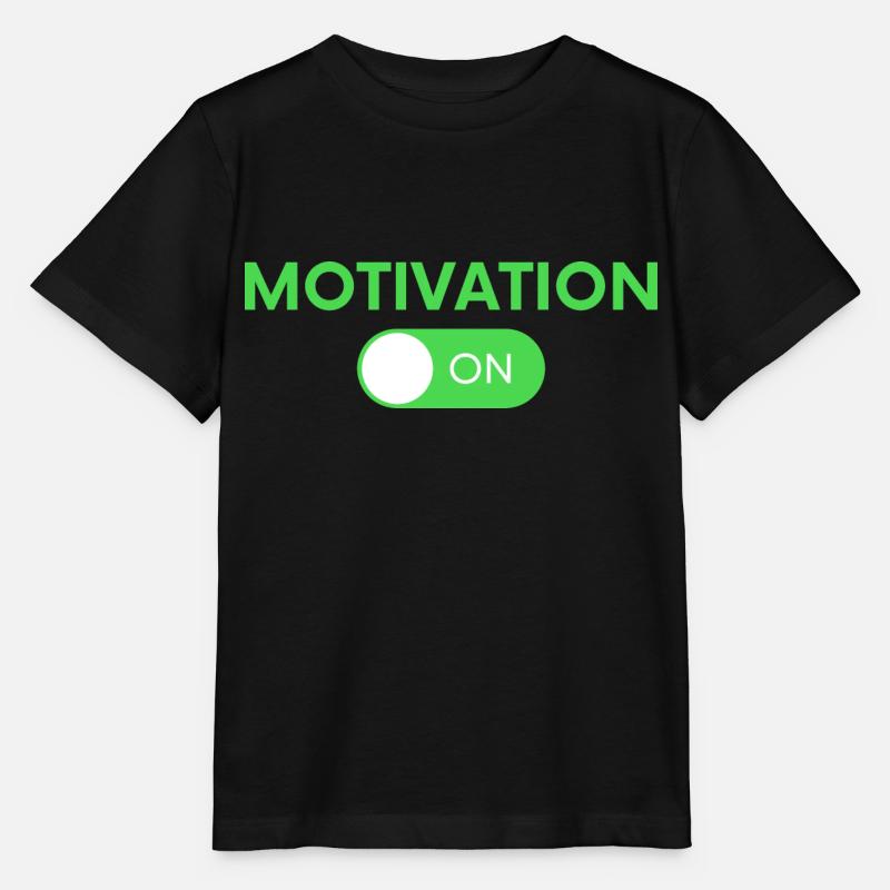 Motivation ON - T-shirt bio MINI CREATOR Stanley/Stella Enfant - noir