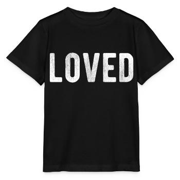 Loved Geliebt Trendy Cute Geschenk - Stanley/Stella Kinder T-Shirt MINI CREATOR  - Schwarz - Vorne - Mikhail (115cm)