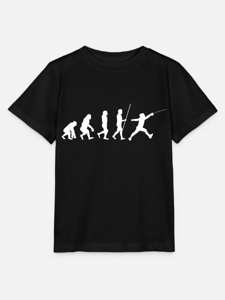 Fechten Kampfsport fencing - Stanley/Stella Kinder T-Shirt MINI CREATOR - Schwarz
