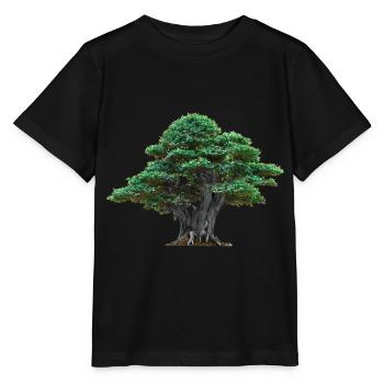 Asien Japan Baum Japanisch Flora Natur Bäume - Stanley/Stella Kinder T-Shirt MINI CREATOR  - Schwarz - Vorne - Mikhail (115cm)