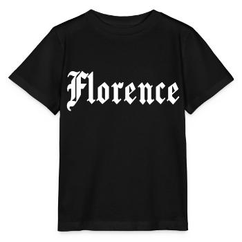 Florence, gothic, schrift - Stanley/Stella Kinder T-Shirt MINI CREATOR  - Schwarz - Vorne - Mikhail (115cm)