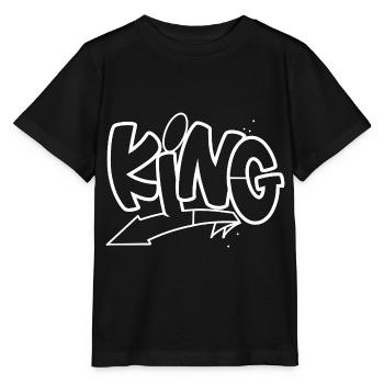 Roi - T-shirt bio MINI CREATOR Stanley/Stella Enfant - noir - Devant - Mikhail (115cm)
