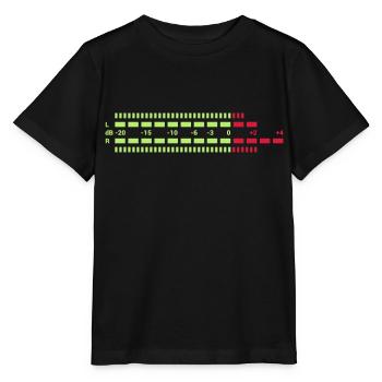 Equalizer dreifarbig EQ Musik Anlage Techno Club S - T-shirt bio MINI CREATOR Stanley/Stella Enfant - noir - Devant - Mikhail (115cm)