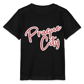 Prag - Stanley/Stella Kinder T-Shirt MINI CREATOR  - Schwarz - Vorne - Mikhail (115cm)
