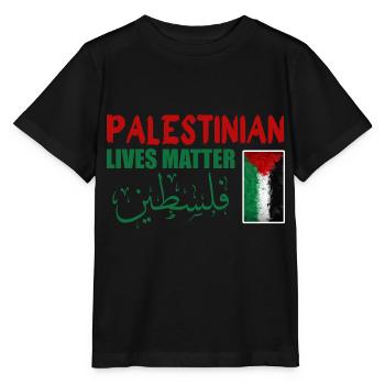 Palestinian Lives Matter - Stanley/Stella MINI CREATOR Kids’ T-Shirt - black - Front - Mikhail (115cm)