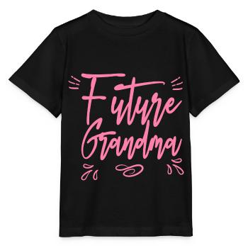 Future Grandma Grandma Grandmother Grandmother - Stanley/Stella MINI CREATOR Kids’ T-Shirt - black - Front - Mikhail (115cm)