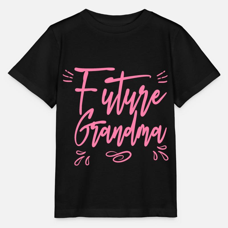Future grand-mère grand-mère grand-mère grand-mère - T-shirt bio MINI CREATOR Stanley/Stella Enfant - noir