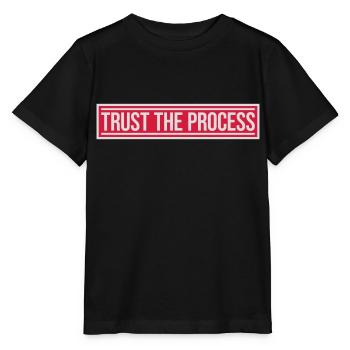 faire confiance au processus Devis - T-shirt bio MINI CREATOR Stanley/Stella Enfant - noir - Devant - Mikhail (115cm)