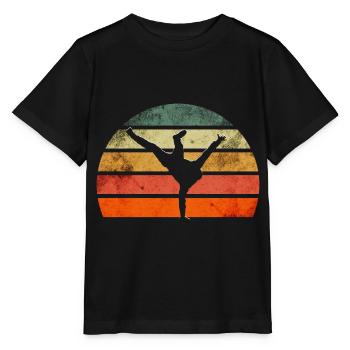 Breakdancing Breakdance Tanzen - Stanley/Stella Kinder T-Shirt MINI CREATOR  - Schwarz - Vorne - Mikhail (115cm)