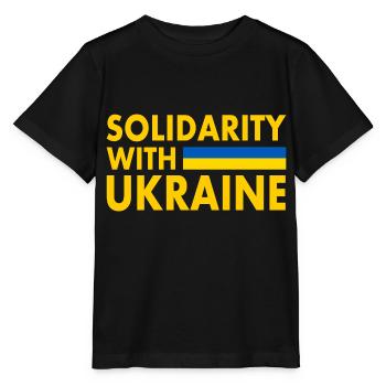 Solidarity with ukraine - Stanley/Stella MINI CREATOR Kids’ T-Shirt - black - Front - Mikhail (115cm)