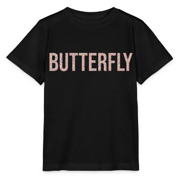 Butterfly Butterfly 3D Marble Texture - T-shirt bio MINI CREATOR Stanley/Stella Enfant - noir - Devant - Mikhail (115cm)