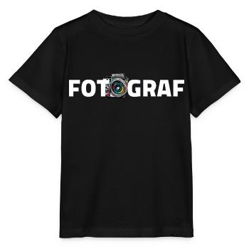 Fotograf Spiegelreflexkamera - Stanley/Stella Kinder T-Shirt MINI CREATOR  - Schwarz - Vorne - Mikhail (115cm)