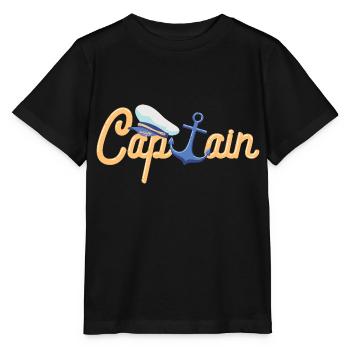Capitaine - Capitaine Design - T-shirt bio MINI CREATOR Stanley/Stella Enfant - noir - Devant - Mikhail (115cm)