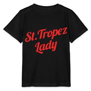 St. Tropez Lady - Stanley/Stella Kinder T-Shirt MINI CREATOR  - Schwarz - Vorne - Mikhail (115cm)