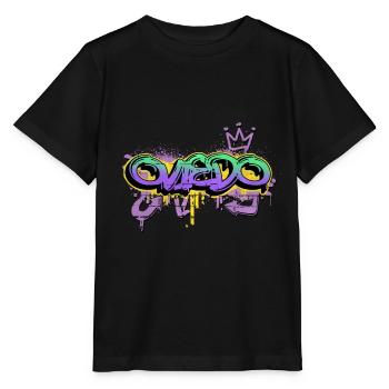 Oviedo Spanien Stadt Graffiti Spray Sprayer - Stanley/Stella Kinder T-Shirt MINI CREATOR  - Schwarz - Vorne - Mikhail (115cm)