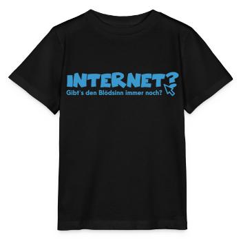 Internet Shirt - Stanley/Stella Kinder T-Shirt MINI CREATOR  - Schwarz - Vorne - Mikhail (115cm)