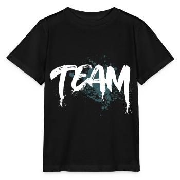 Team - Stanley/Stella Kinder T-Shirt MINI CREATOR  - Schwarz - Vorne - Mikhail (115cm)