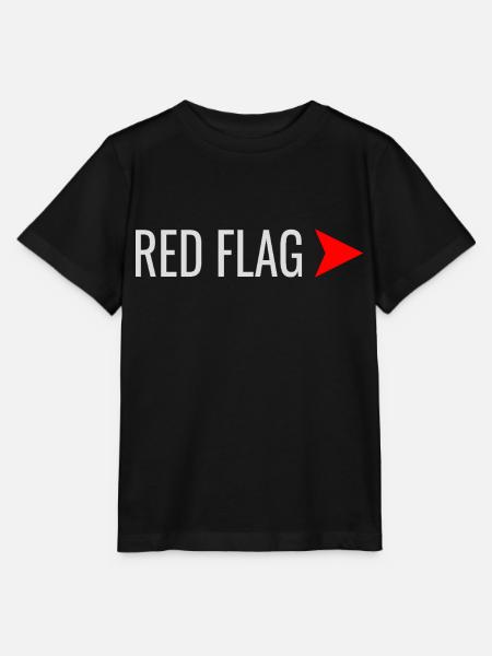 RODE VLAG relatietekens - Stanley/Stella Kinder-T-shirt MINI CREATOR  - zwart
