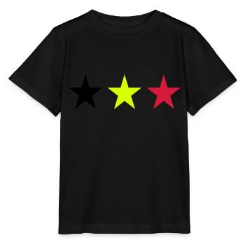 Belgien - Stanley/Stella Kinder T-Shirt MINI CREATOR  - Schwarz - Vorne - Mikhail (115cm)