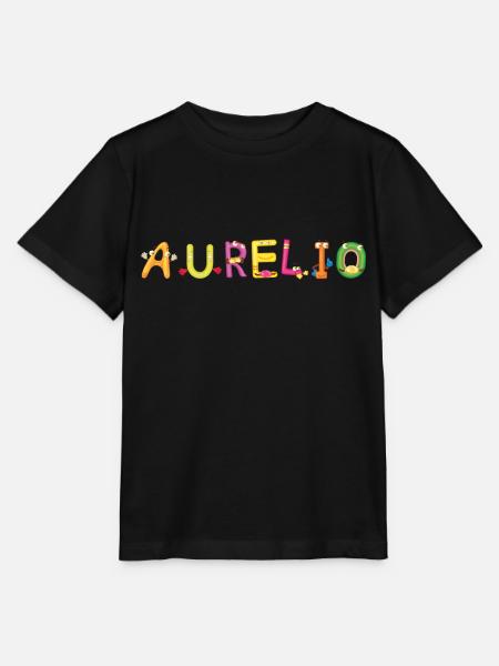 Aurelio - Stanley/Stella Kinder T-Shirt MINI CREATOR  - Schwarz