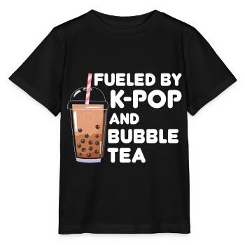 Kpop Bubbletea K-Pop Korea Südkorea Seoul Geschenk - Stanley/Stella Kinder T-Shirt MINI CREATOR  - Schwarz - Vorne - Mikhail (115cm)