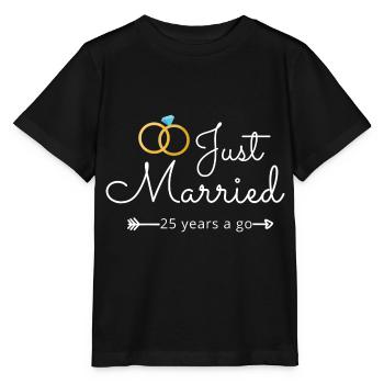 25. Hochzeitstag - Stanley/Stella Kinder T-Shirt MINI CREATOR  - Schwarz - Vorne - Mikhail (115cm)