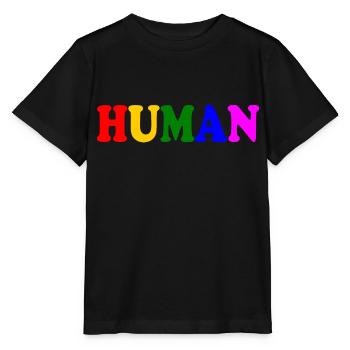 Human - Stanley/Stella MINI CREATOR Kids’ T-Shirt - black - Front - Mikhail (115cm)