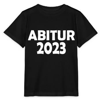 Abitur 2023 - Stanley/Stella Kinder T-Shirt MINI CREATOR  - Schwarz - Vorne - Mikhail (115cm)