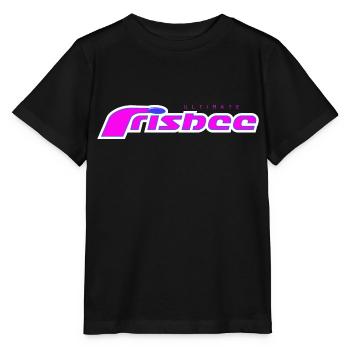 ultimate frisbee purple - Stanley/Stella Kinder T-Shirt MINI CREATOR  - Schwarz - Vorne - Mikhail (115cm)